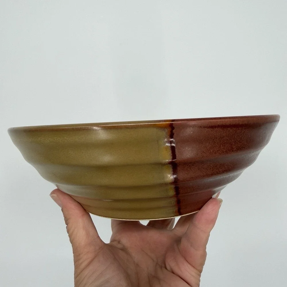 Sango Gold Dust Sienna 5039 Set Of 6 Stoneware Soup Salad Cereal Bowls 7.5